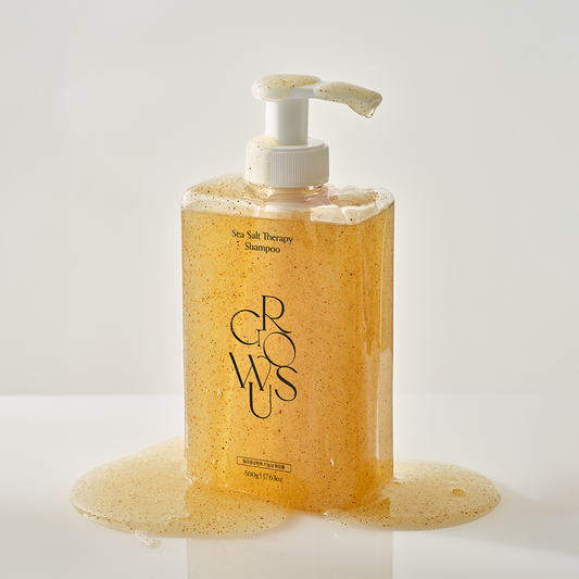 Growus Sea Salt Therapy Shampoo 500ml-Scalp Reset,Root Revival, Ocean Care
