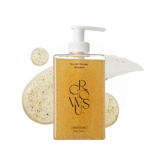 Growus Sea Salt Therapy Shampoo 500ml-Scalp Reset,Root Revival, Ocean Care