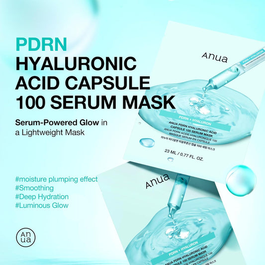 Anua PDRN Hyaluronic Acid Capsule 100 Serum Mask (1ea)