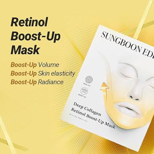 Sungboon Editor Deep Collagen Retinol Boost Up Mask Set (4ea)