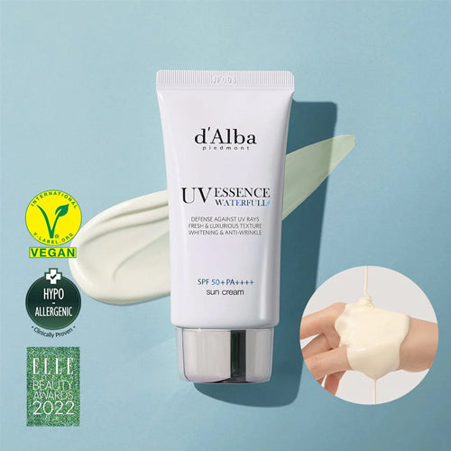d'Alba Waterfull Essence Sun Cream 50ml (Vegan)