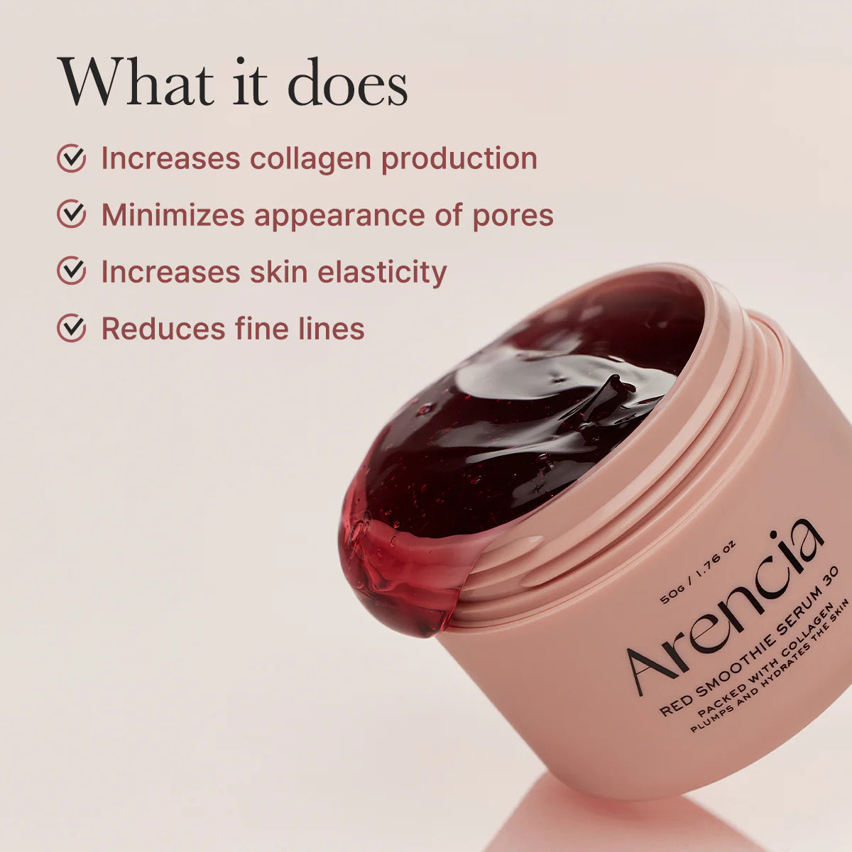 Arencia Fresh Red Smoothie Mask Serum 30