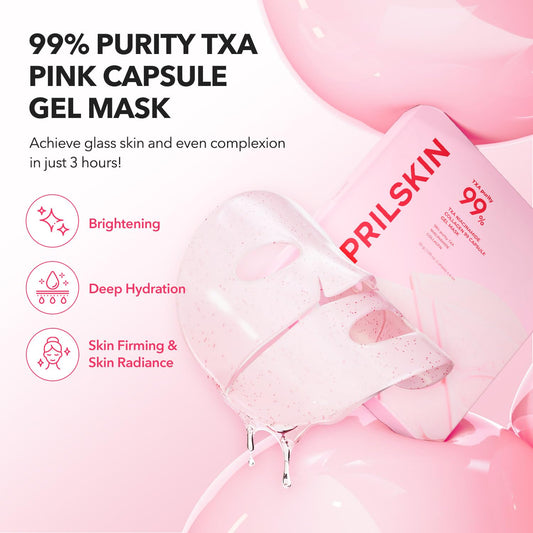 April Skin TXA Niacinamide Collagen 99 Capsule Gel Mask (4 Sheets)
