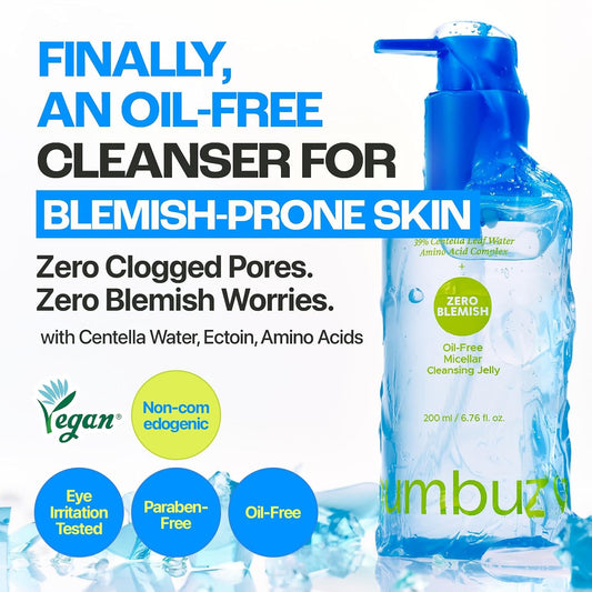 Numbuzin Zero Blemish Oil-Free Micellar Cleansing Jelly – 200ml