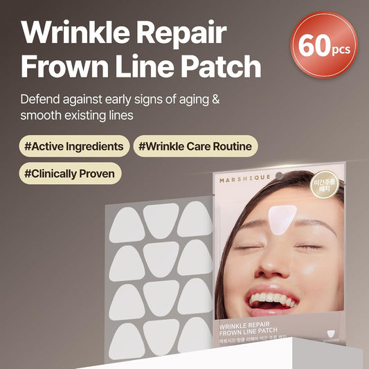 Marshique Wrinkle Repair Frown Line Patch – 60 Patches