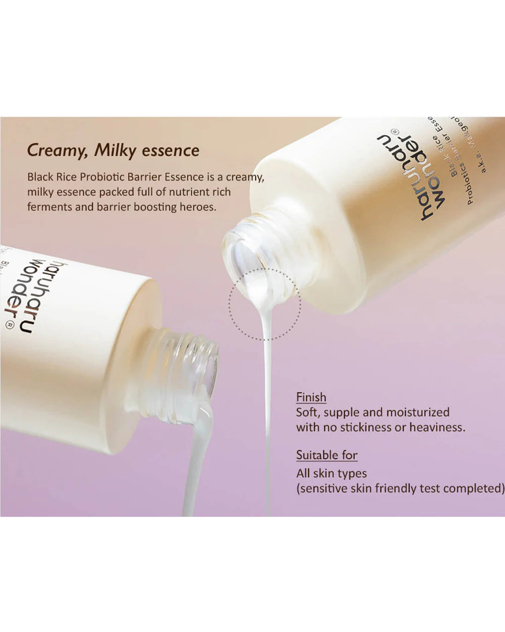 Haruharu Wonder Black Rice Probiotics Barrier Essence