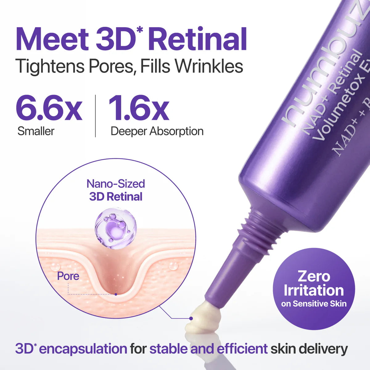 Numbuzin No.9 NAD Retinal Volumetox Eye Cream 20ml