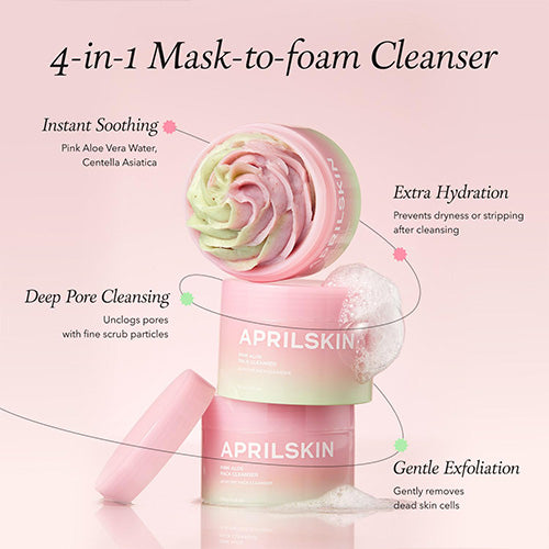 APRILSKIN Pink Aloe Pack Cleanser (120g)