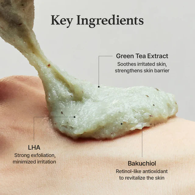Arencia Green Tea + LHA Deep Pore Rice Cake Cleanser (150ml)