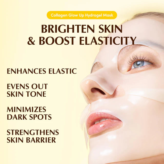 Eqqualberry Collagen Glow Up Hydrogel Mask (Box 4 Masks)