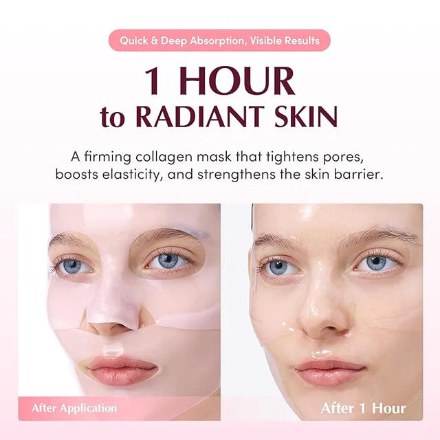 Eqqualberry Collagen Pore-Tight Up Mask Biome PDRN (Box 4 Masks)