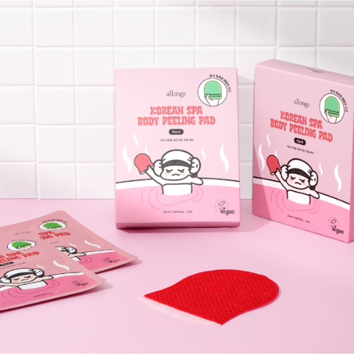 Allongs Korean Spa Body Peeling Pad Hard – 5 Pads