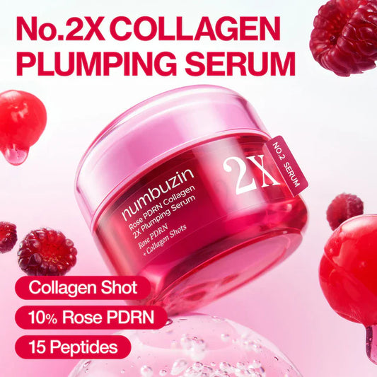 Numbuzin No.2 Rose PDRN Collagen 2X Plumping Serum