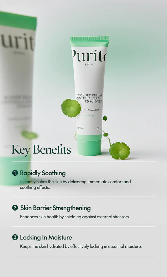 Purito Seoul Wonder Releaf Centella Cream Unscented