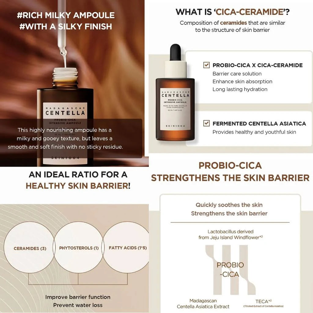 Skin1004 Madagascar Centella Probio-Cica Intensive Ampoule