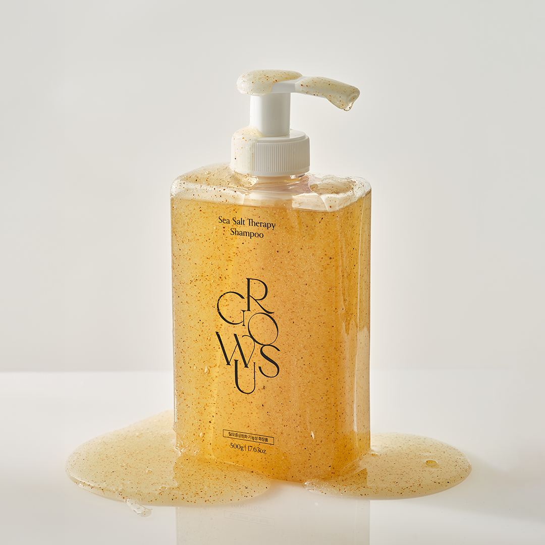 Growus Sea Salt Therapy Shampoo 500ml-Scalp Reset,Root Revival, Ocean Care