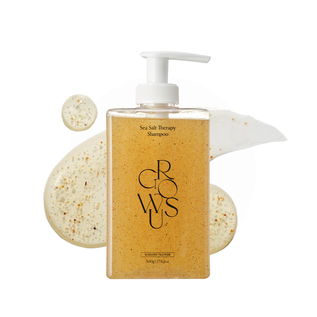 Growus Sea Salt Therapy Shampoo 500ml-Scalp Reset,Root Revival, Ocean Care