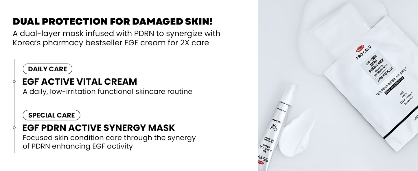 PRO-CALM EGF PDRN Active Synergy Mask (5ea)