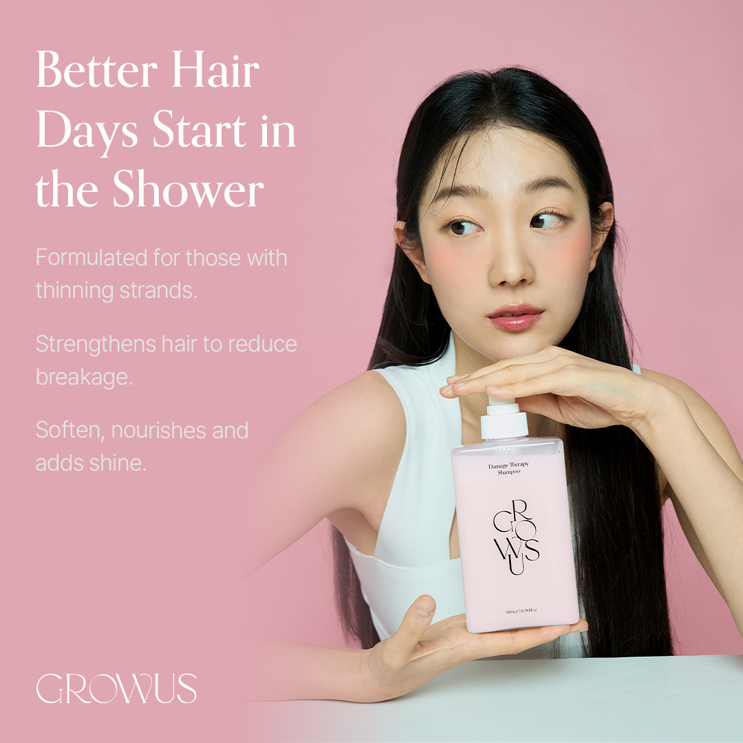Growus Damage Therapy Shampoo (500ml / 16.91 fl.oz.)