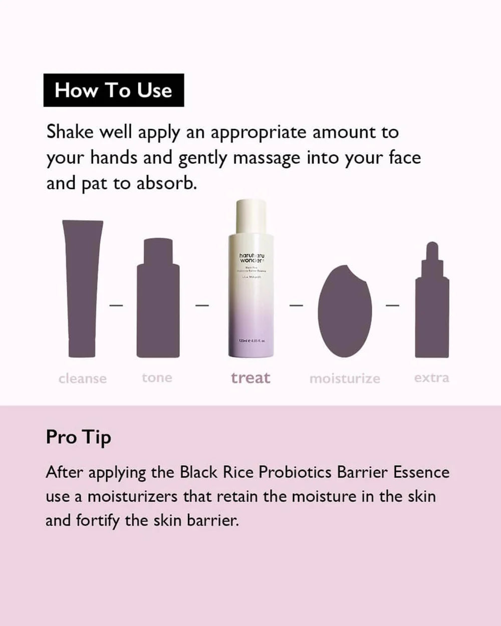 Haruharu Wonder Black Rice Probiotics Barrier Essence