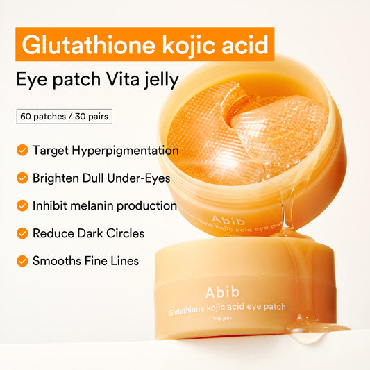 Abib Glutathione Kojic Acid Eye Patch Vita Jelly (60 Patches)