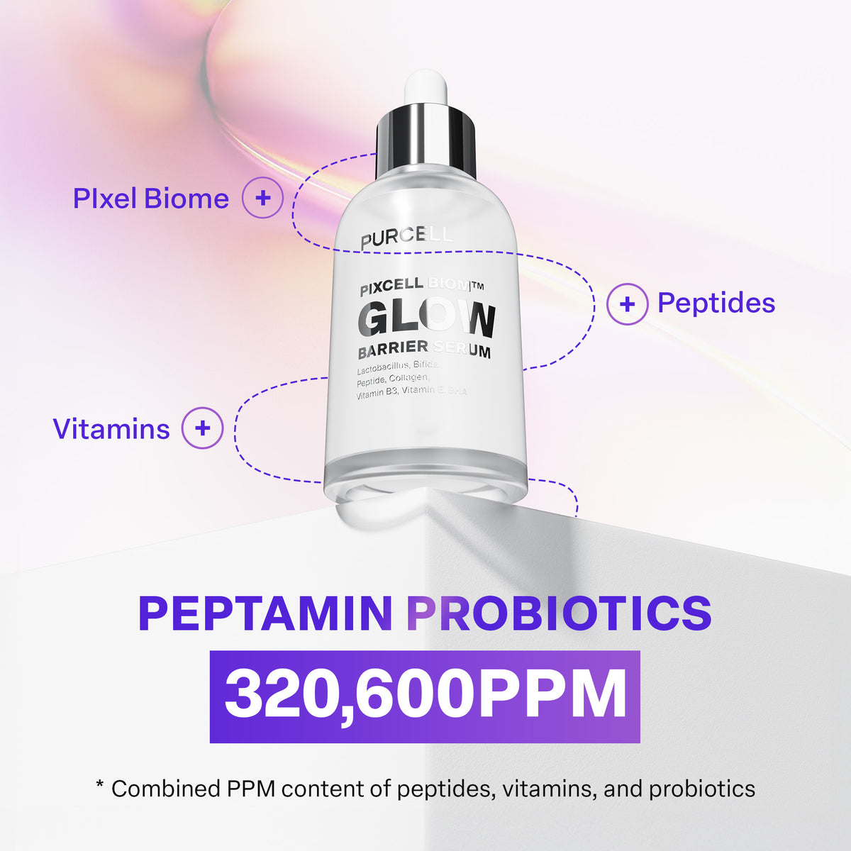 Purcell Pixcell Biom™ Glow Barrier Serum – 50ml