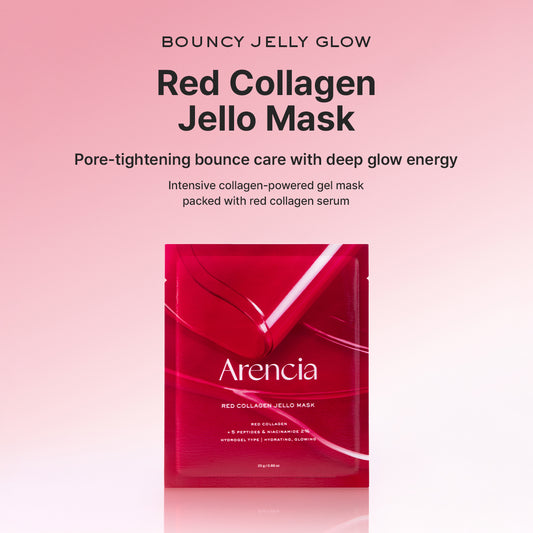 Arencia Red Collagen Jello Mask Box (4 Sheets)