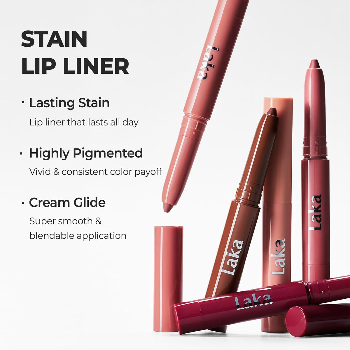 Laka Stain Lip Liner 0.7g (4 Colors)