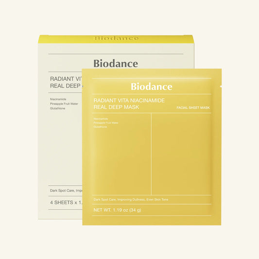 Biodance Radiant Vita Niacinamide Real Deep Mask 1 Box
