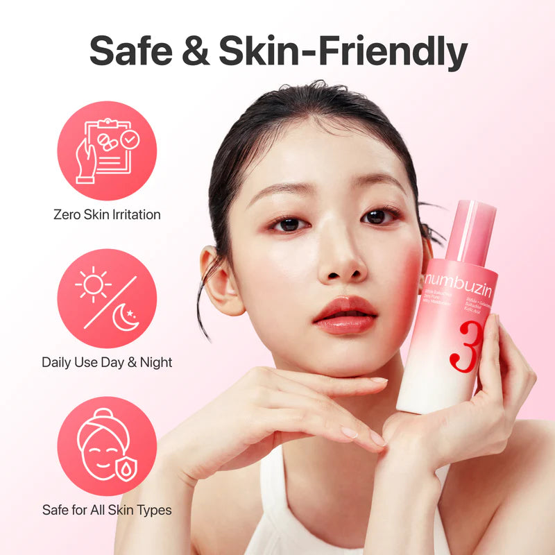 Numbuzin No.3 Bifida Bakuchiol Zero Pore Milky Moisturizer