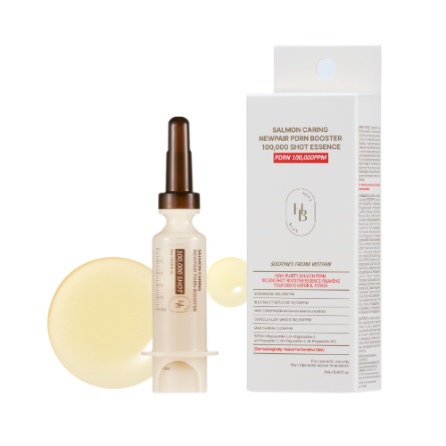 Heveblue Salmon Caring Centella New Pair PDRN Booster 100,000 Shot Essence (1ea)