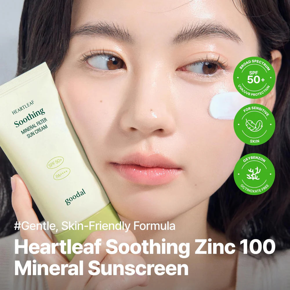 Goodal Heartleaf Calming Mineral Filter Sun Cream SPF 50 50ml