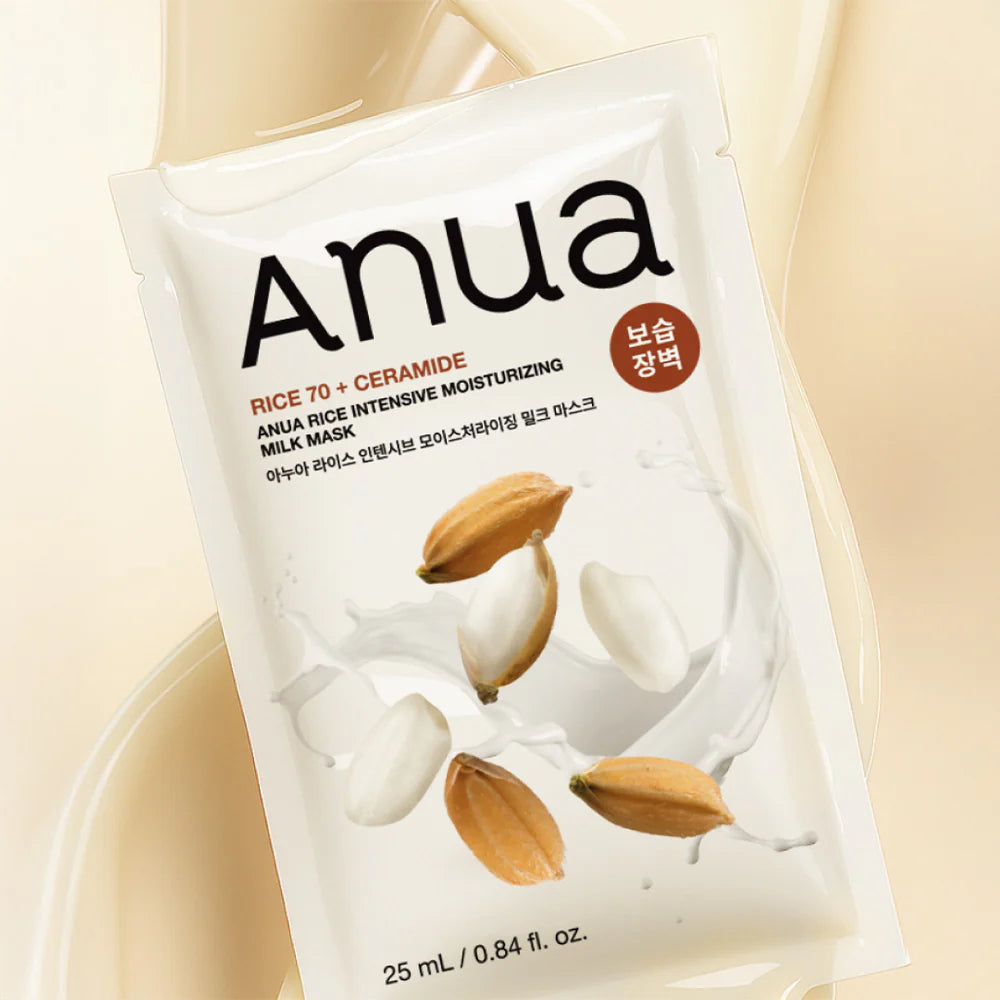 Anua Rice 70 Intensive Moisturizing Milk Mask 25ml -1 Sheet