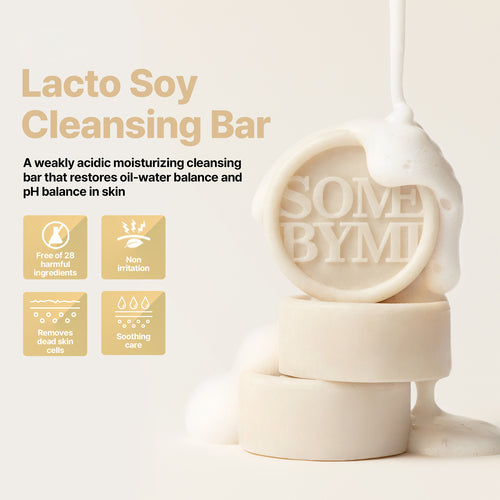Somebymi Lactosoy Low pH Morning Cleansing Bar – 90g