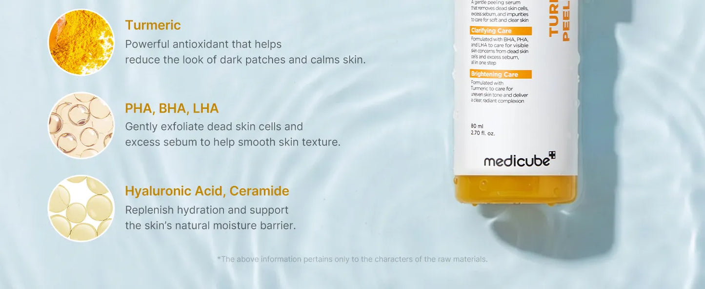 Medicube Kojic Acid Turmeric Peel Shot 80ml