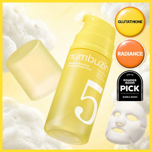 Numbuzin No.5 Radiance Boosting Capsule Bubble Mask – 85ml
