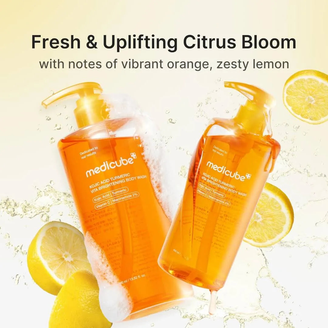 Medicube Kojic Acid Turmeric Vita Brightening Body Wash (400 ml)