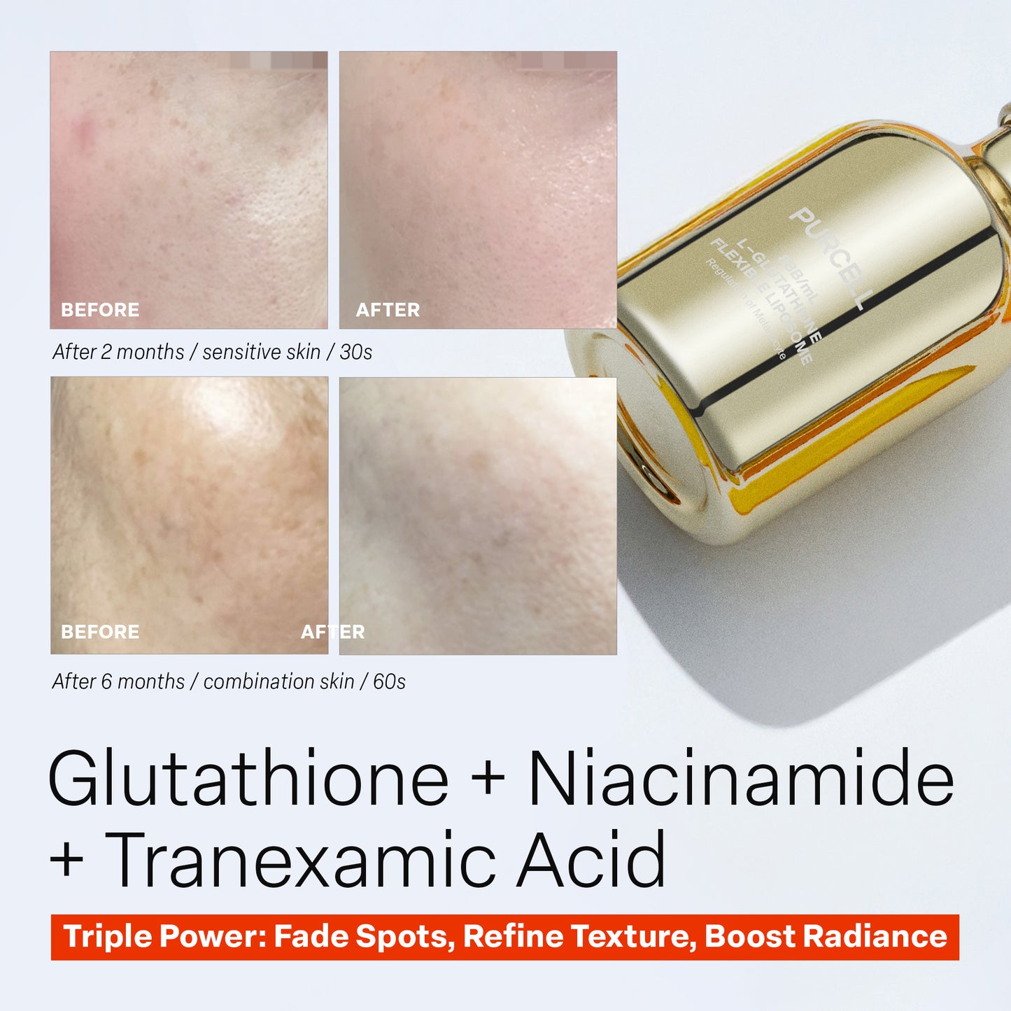 PURCELL 88B/mL L-Glutathione Flexible Liposome (30ml)