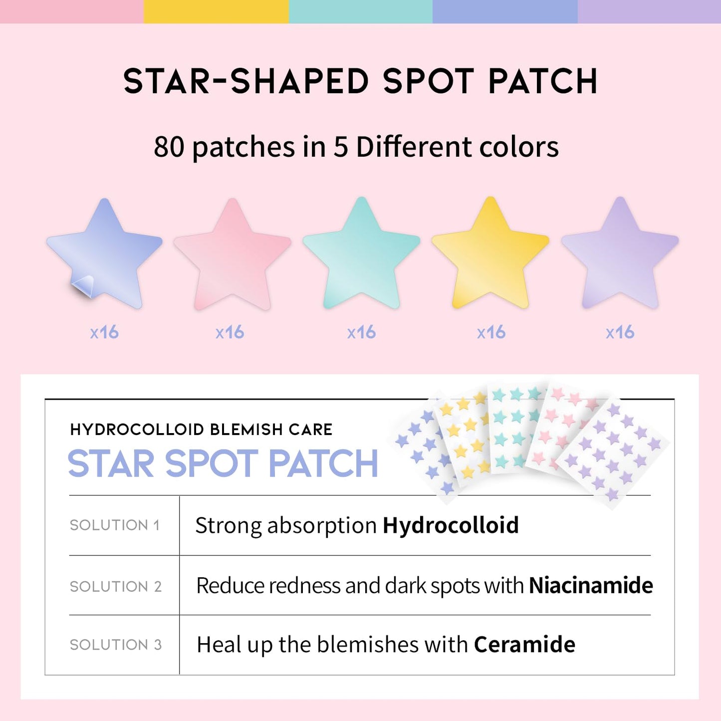 OOTD Beauty ★ Star Spot Patch 80 patches