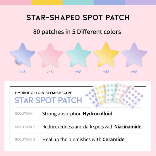 OOTD Beauty ★ Star Spot Patch 80 patches