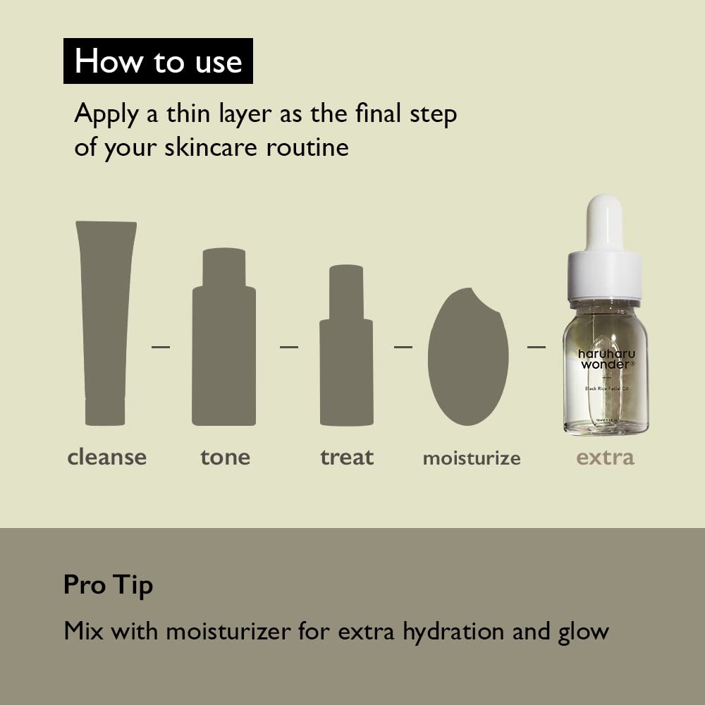 Haruharu Wonder WONDER Black Rice Facial Oil – 10ml