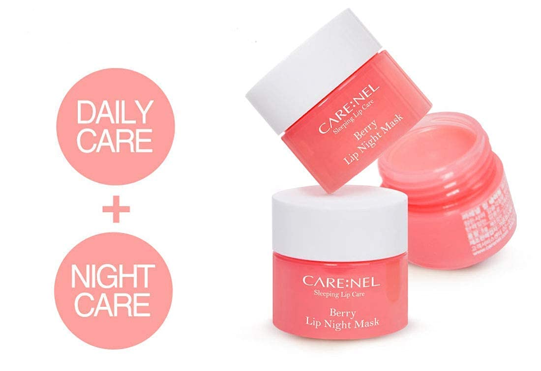 CARE:NEL Berry Lip Night Mask Set (5g × 3ea)