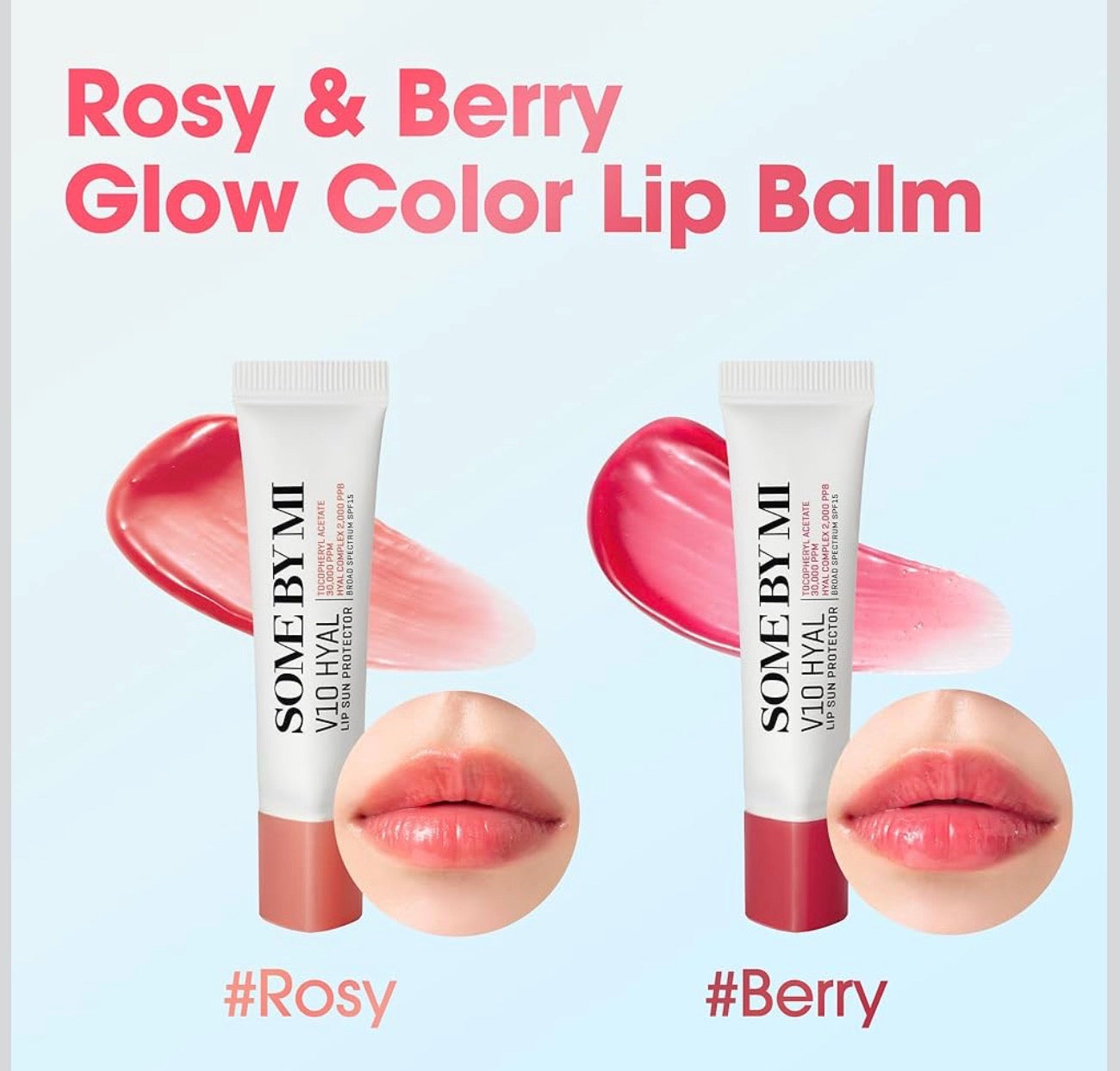 Some By Mi V10 Hya Lip Sun Protector – Tinted Hydrating Lip Balm with SPF 15