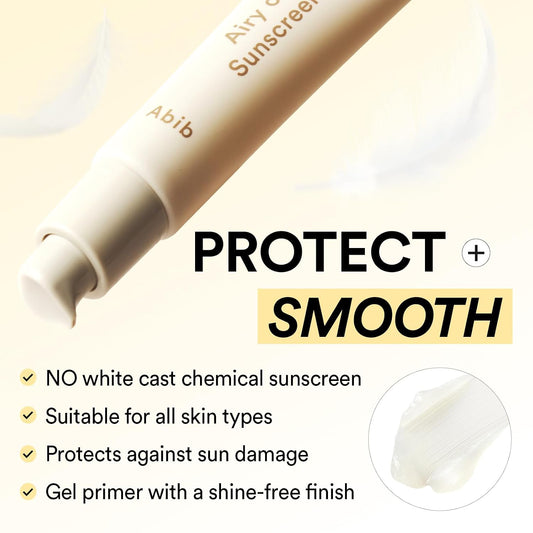 Abib Airy Clear Sunscreen Gel Smoothing Tube SPF 30 30ml