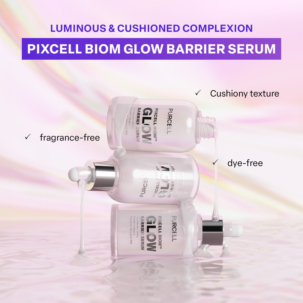 Purcell Pixcell Biom™ Glow Barrier Serum – 50ml