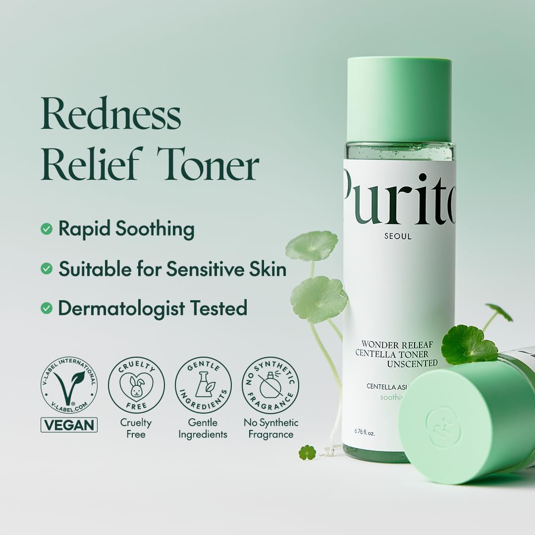 Purito Best Set for Redness, Rosacea & Inflammation Relief