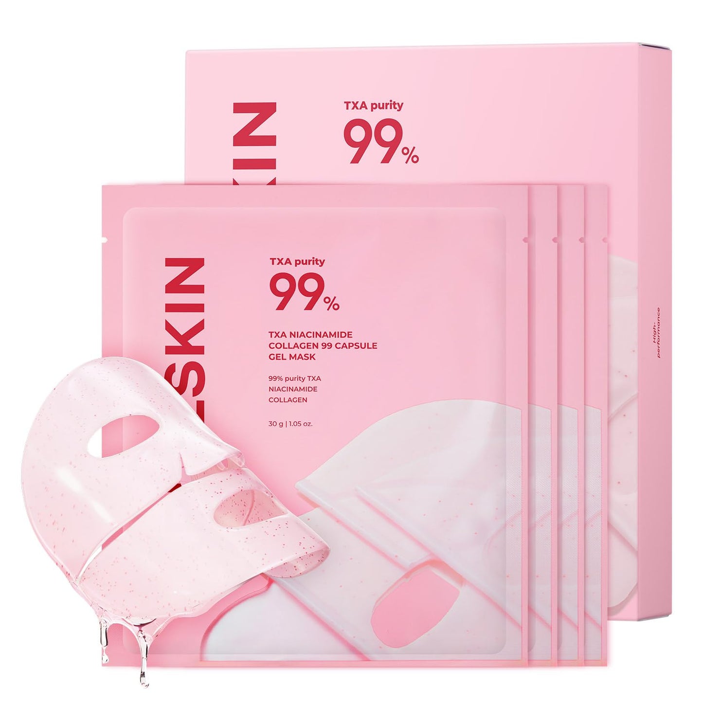 April Skin TXA Niacinamide Collagen 99 Capsule Gel Mask (4 Sheets)