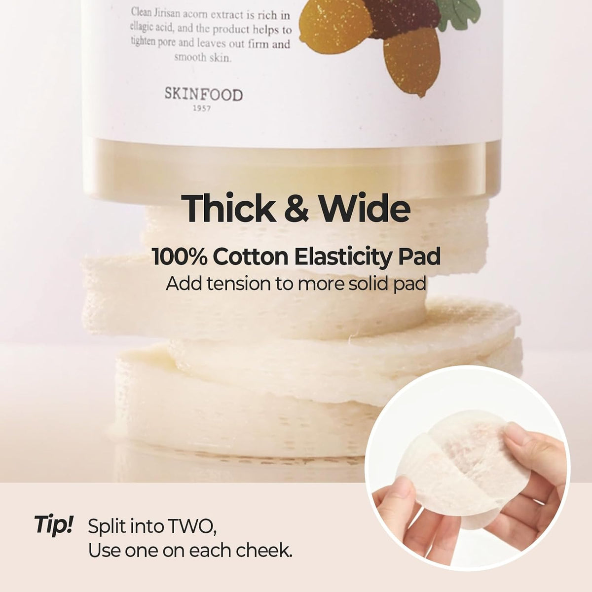 Skinfood Acorn Pore Peptide Pad 60EA