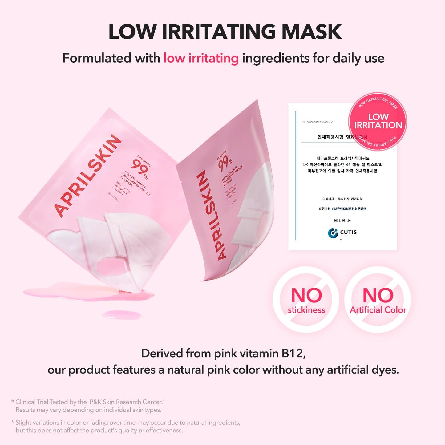 April Skin TXA Niacinamide Collagen 99 Capsule Gel Mask (4 Sheets)