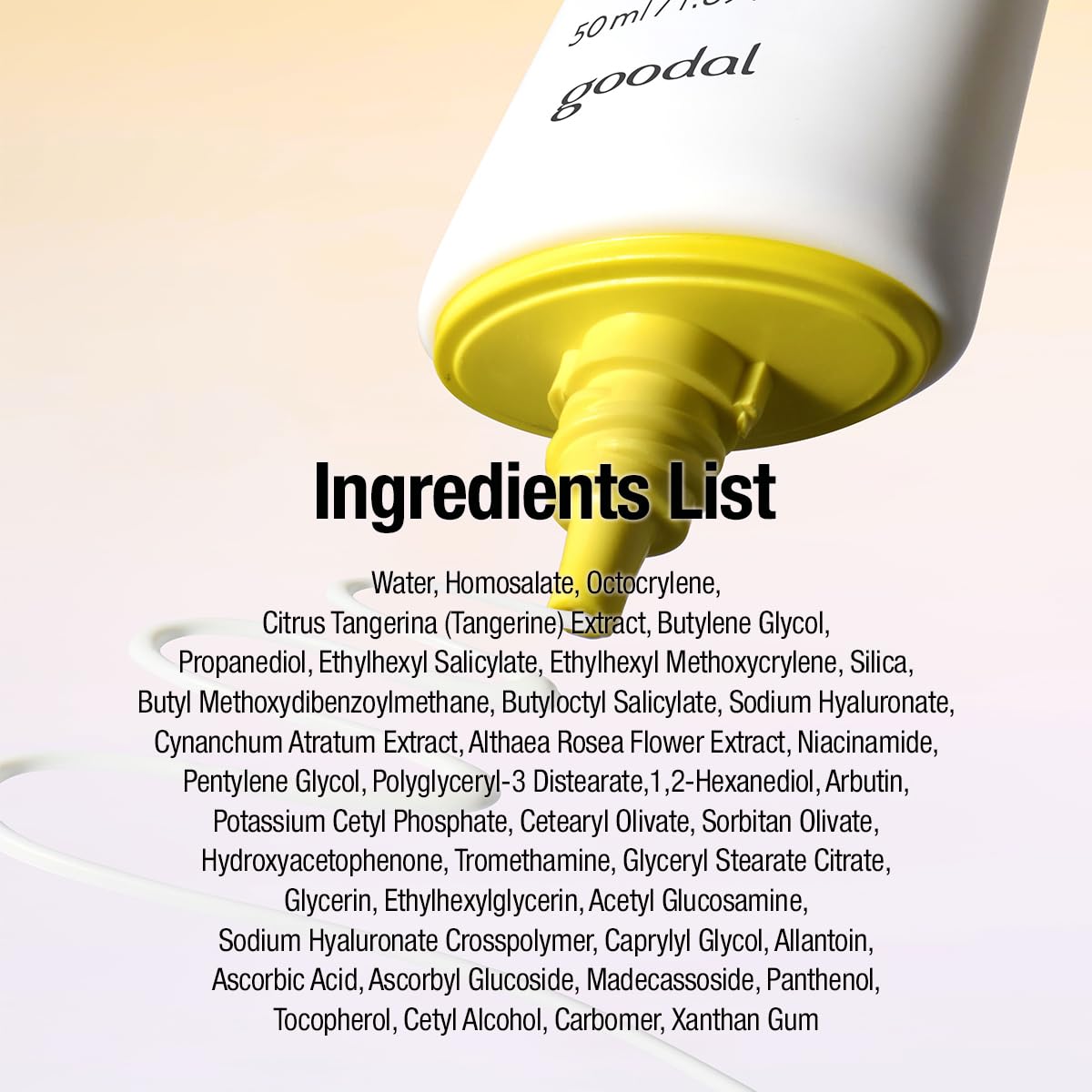 Goodal Green Tangerine Vita-C Dark Spot UV Defense Sunscreen SPF 50 50ml